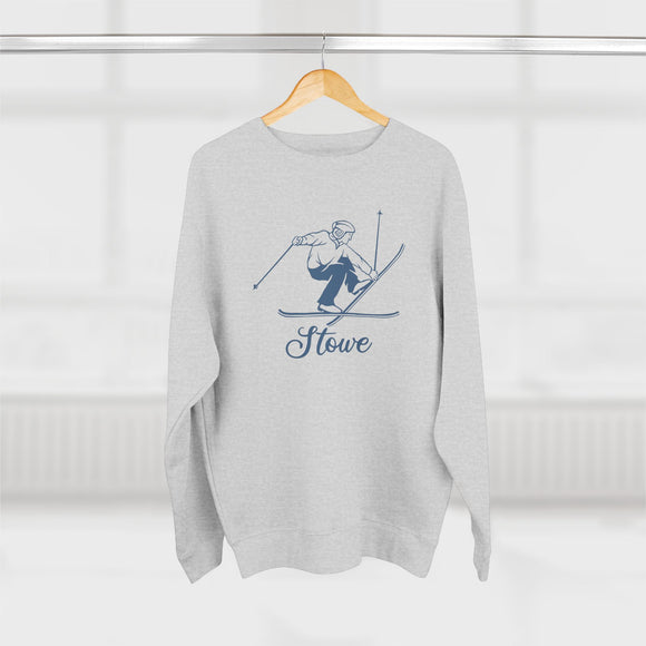 Premium Stowe, Vermont Vintage Snow Ski Sweatshirt