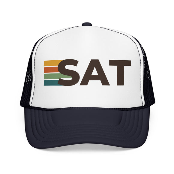 San Antonio, Texas Trucker Hat - SAT Abbr retro cap