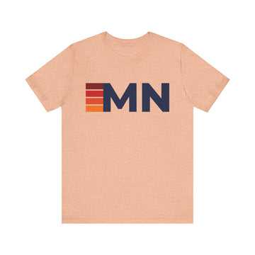 Minnesota Retro Stripes T-Shirt | Minnesota State Tee