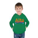 Alta Toddler Hoodie - Retro Mountain Sun Unisex Alta Toddler Sweatshirt-10