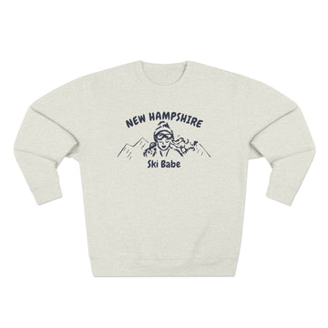 Premium New Hampshire Ski Babe Sweatshirt