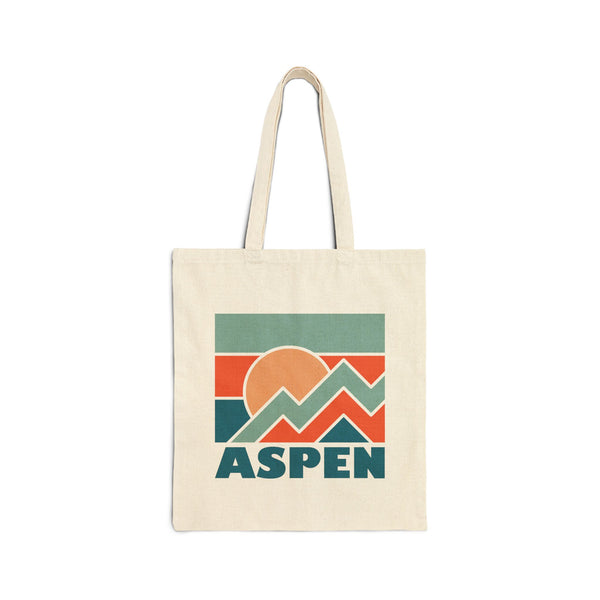 Aspen, Colorado Cotton Canvas Aspen Tote Bag