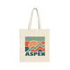 Aspen, Colorado Cotton Canvas Aspen Tote Bag