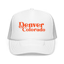 Denver Colorado Retro Foam Trucker Hat-3