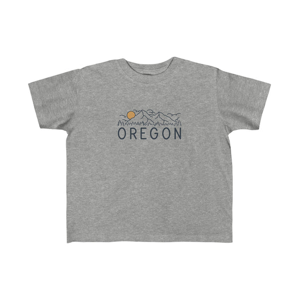 Oregon Toddler T-Shirt - Unisex Toddler Oregon Shirt