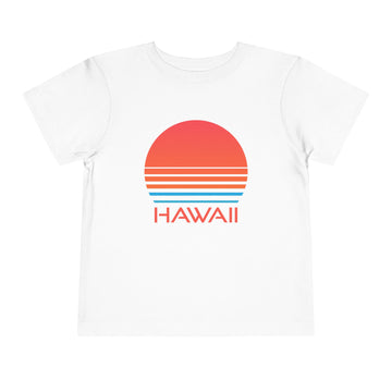 Hawaii Toddler T-Shirt - Retro 80s Unisex Toddler Hawaii Shirt - 0