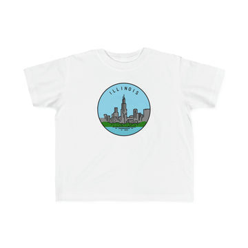 Illinois Toddler T-Shirt - Unisex Toddler Illinois Shirt