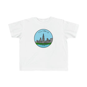 Illinois Toddler T-Shirt - Unisex Toddler Illinois Shirt