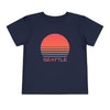 Seattle, Washington Toddler T-Shirt - Retro 80s Toddler Seattle Shirt