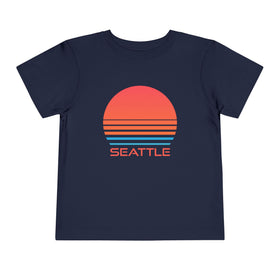 Seattle, Washington Toddler T-Shirt - Retro 80s Toddler Seattle Shirt