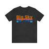 Big Sky, Montana Shirt - Mountain Sunset Unisex Big Sky T-Shirt