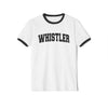 Whistler, Canada Cotton Ringer Graphic Tee - Unisex Whistler T Shirt, Vintage Style Tee, Men's/Women's Tee