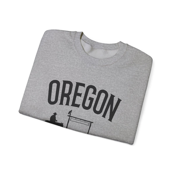 Oregon Sweatshirt - Oregon Cowboy Graphic Crewneck