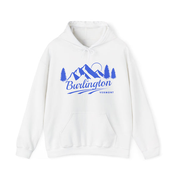 Burlington, Vermont Hoodie - Unisex Mountain Burlington Hoodie Sweatshirt