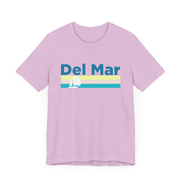 Del Mar T Shirt - Sailboat Graphic Del Mar Tee