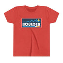 Boulder, Colorado Youth Graphic Tee - Kids Boulder T Shirt-5