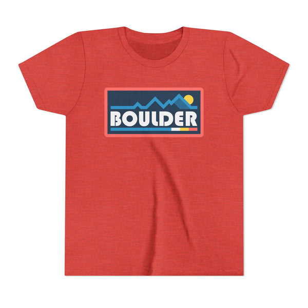 Boulder, Colorado Youth Graphic Tee - Kids Boulder T Shirt