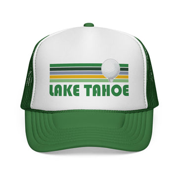 Lake Tahoe, California Retro California Trucker Hat - 0