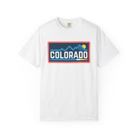 Colorado Graphic Tee, Comfort Colors Retro Mountain Unisex T shirt