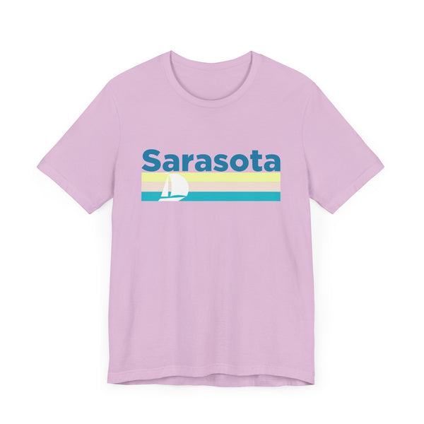 Sarasota, Florida T Shirt - Sailboat Graphic Tee