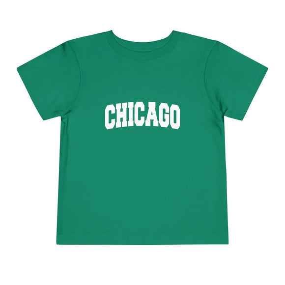 Chicago, Illinois Toddler Graphic Tee - Kids Chicago Vacation T-Shirt
