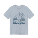 Washington Graphic Tee - Mountain Illustration Washington T Shirt-17