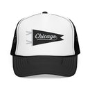 Chicago Pennant Trucker Hat — Vintage City Pride Foam Cap-1
