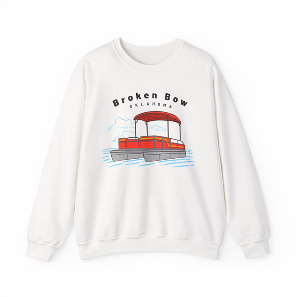 Broken Bow, Oklahoma Sweatshirt - Pontoon Boat Sweatshirt