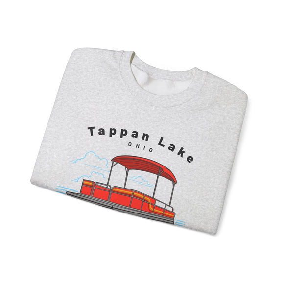 Tappan Lake, Ohio Sweatshirt - Pontoon Boat Sweatshirt