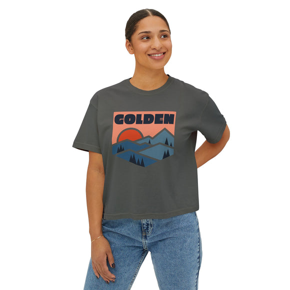 Women's Golden, Colorado Boxy Graphic Tee - Slightly Cropped