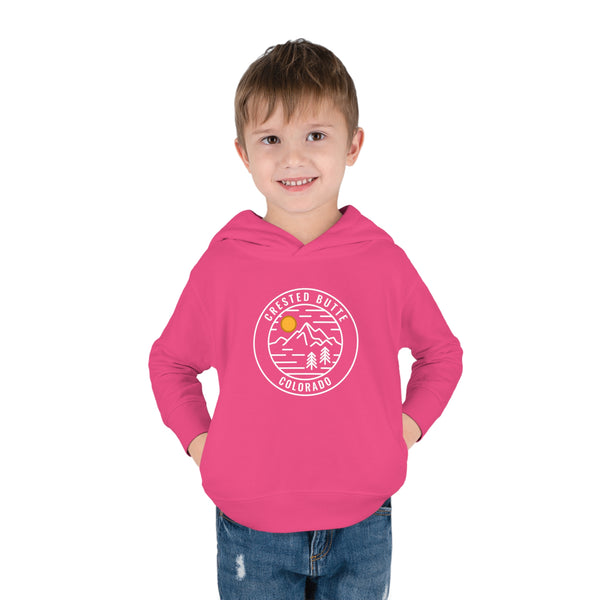 Crested Butte, Colorado Toddler Hoodie - Unisex Crested Butte Toddler Sweatshirt