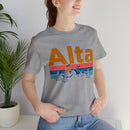 Alta, Utah Shirt - Mountain Sunset Unisex Alta T-Shirt-18