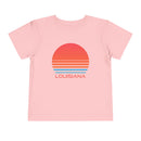 Louisiana Toddler T-Shirt - Retro 80s Unisex Toddler Louisiana Shirt-5