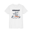 Vermont Yeti Snowboard Youth Tee - Kids Skiing Shirt-2