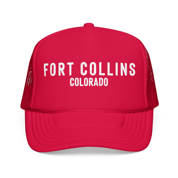 Fort Collins, Colorado Trucker Hat - Foam Fort Collins Cap