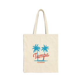 Tampa, Florida, Cotton Canvas Tampa Tote Bag