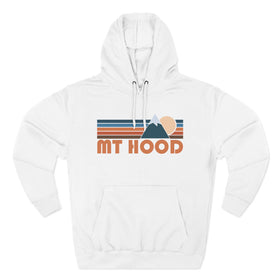 Mount Hood, Oregon Hoodie - Retro Mountain Unisex Sweatshirt - 0