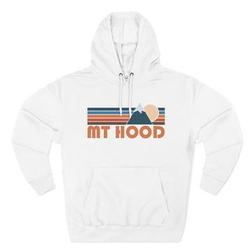 Mount Hood, Oregon Hoodie - Retro Mountain Unisex Sweatshirt - 0