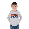 Utah Toddler Hoodie - Unisex Mountain Pullover Sweatshirt, Kids Hooded Jumper, Utah Souvenir