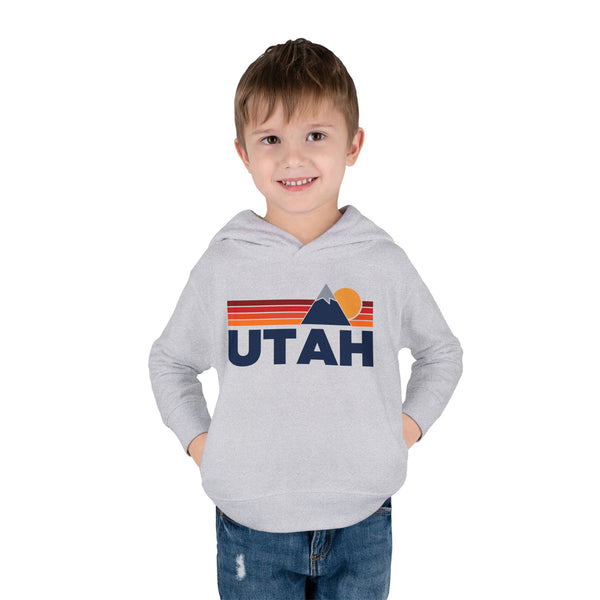 Utah Toddler Hoodie - Unisex Mountain Pullover Sweatshirt, Kids Hooded Jumper, Utah Souvenir