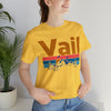 Vail, Colorado Shirt - Mountain Sunset Unisex Vail T-Shirt