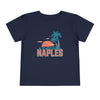 Naples, Florida Toddler T-Shirt - Retro Palm Tree Toddler Naples Shirt