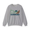Vermont Sweatshirt - Mountain Vermont Crewneck Sweatshirt