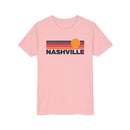 Nashville, Tennessee Youth T-Shirt — Retro Sun Tee-5
