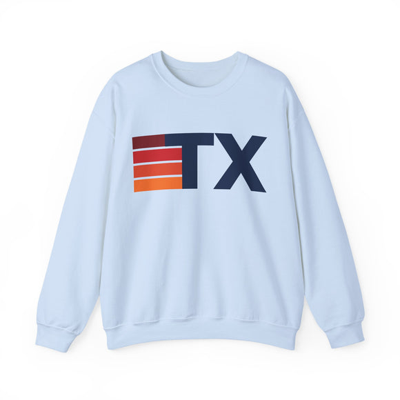 Texas Retro Sweatshirt | Retro Stripes Texas