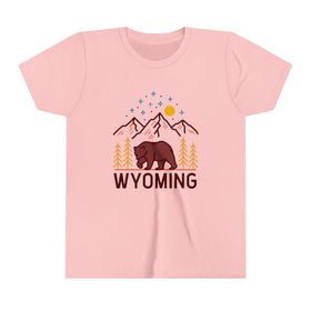 Wyoming Youth T-Shirt - Unisex Kids Wyoming Shirt