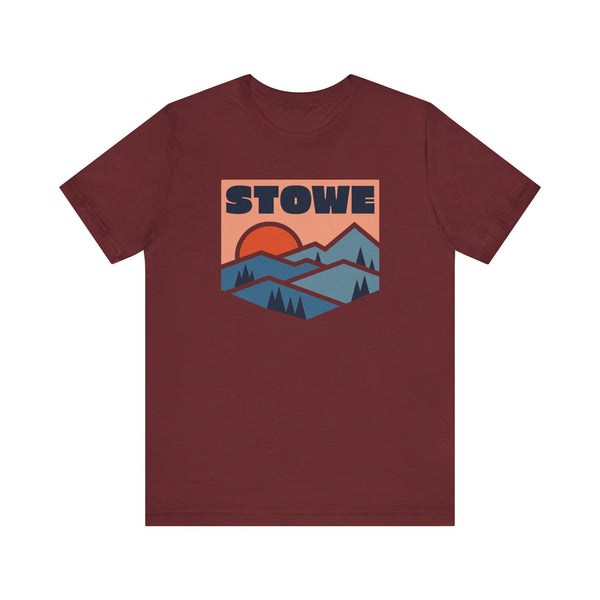 Stowe, Vermont T Shirt - Retro Graphic Tee