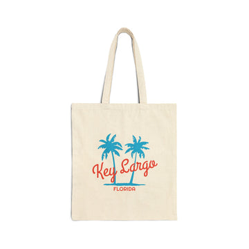 Key Largo, Florida, Cotton Canvas Key Largo Tote Bag