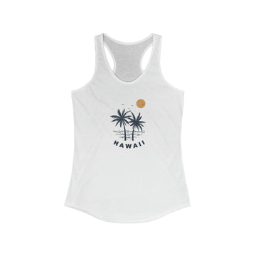Buy solid-white Hawaii Women's Racerback Tank Top