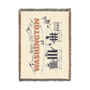 Washington Ski Town Throw Blanket | Mountain Woven Blanket-3